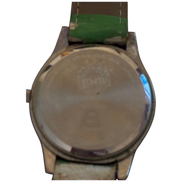 Mars M&M 2008 Green M&M watch FSC3262131 green straps metal bezel stainless back - Picture 5 of 7